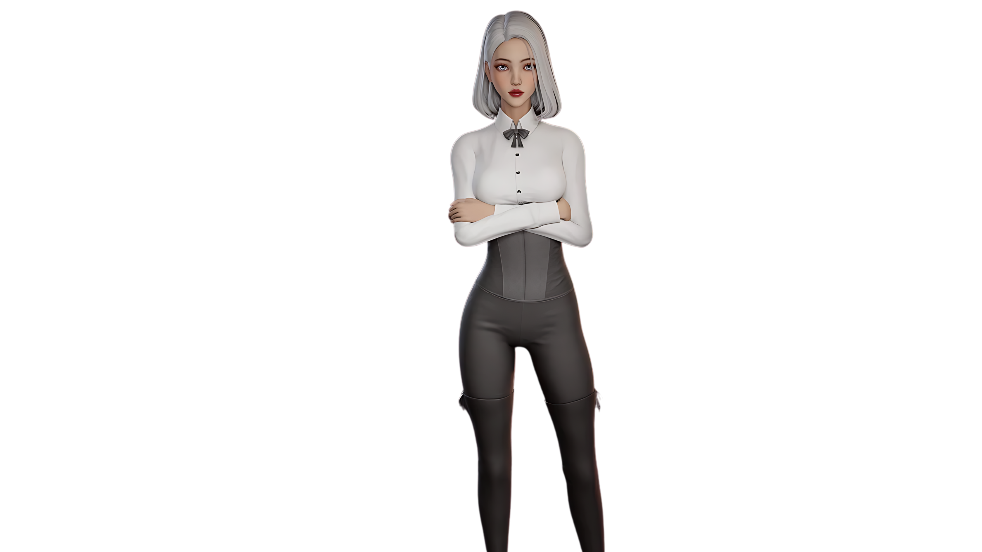 FUTURE:ONE character render showing outfit customization